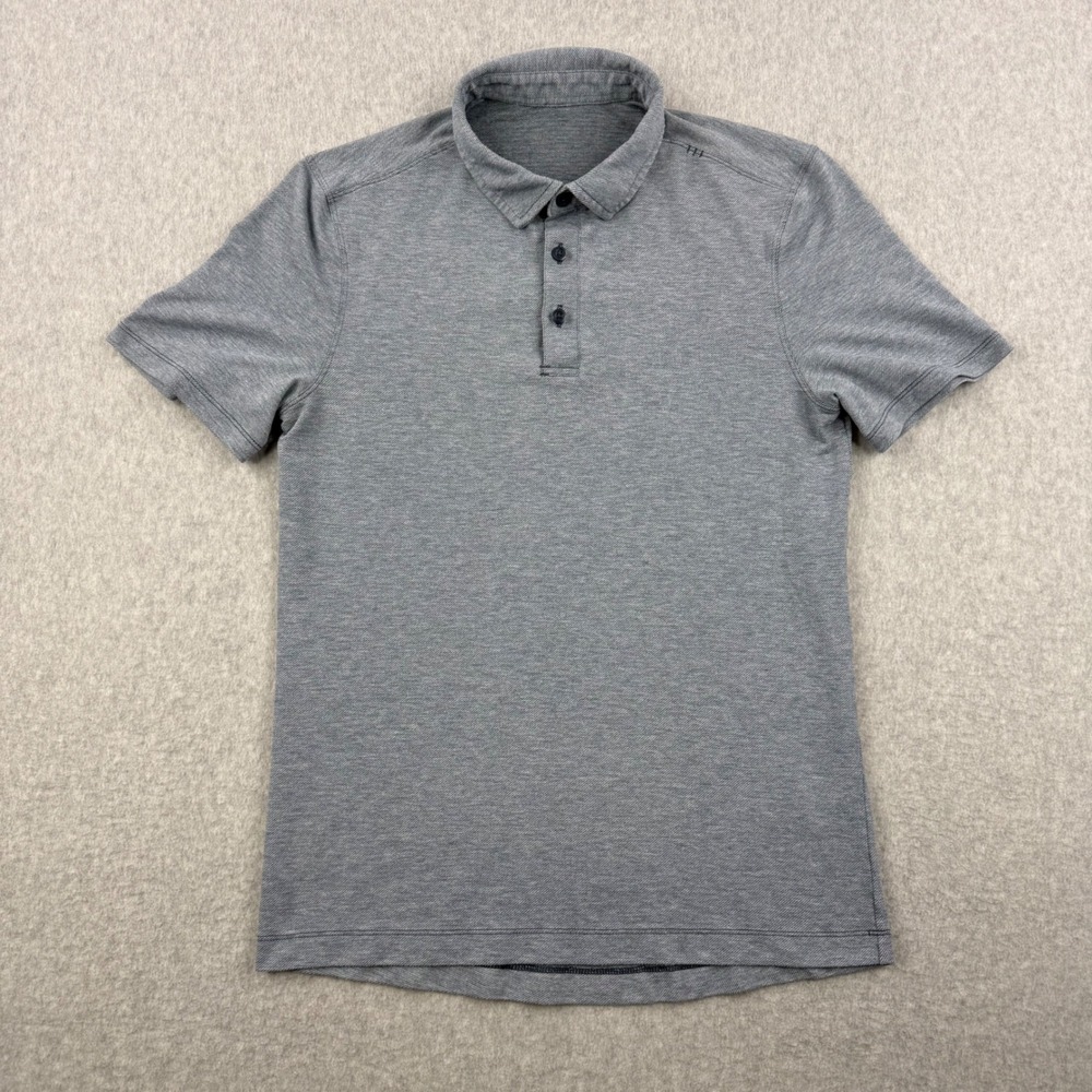 Lululemon Shirt Mens XS Blue Evolution Performance Short Sleeve Athletic Golf